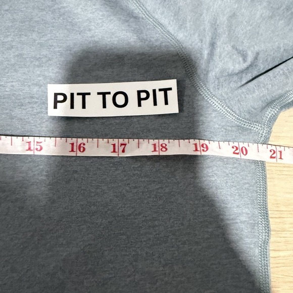 Vuori Men's Small Ponto Performance Half Zip Hoodie Pullover Athleisure Blue - Picture 6 of 7